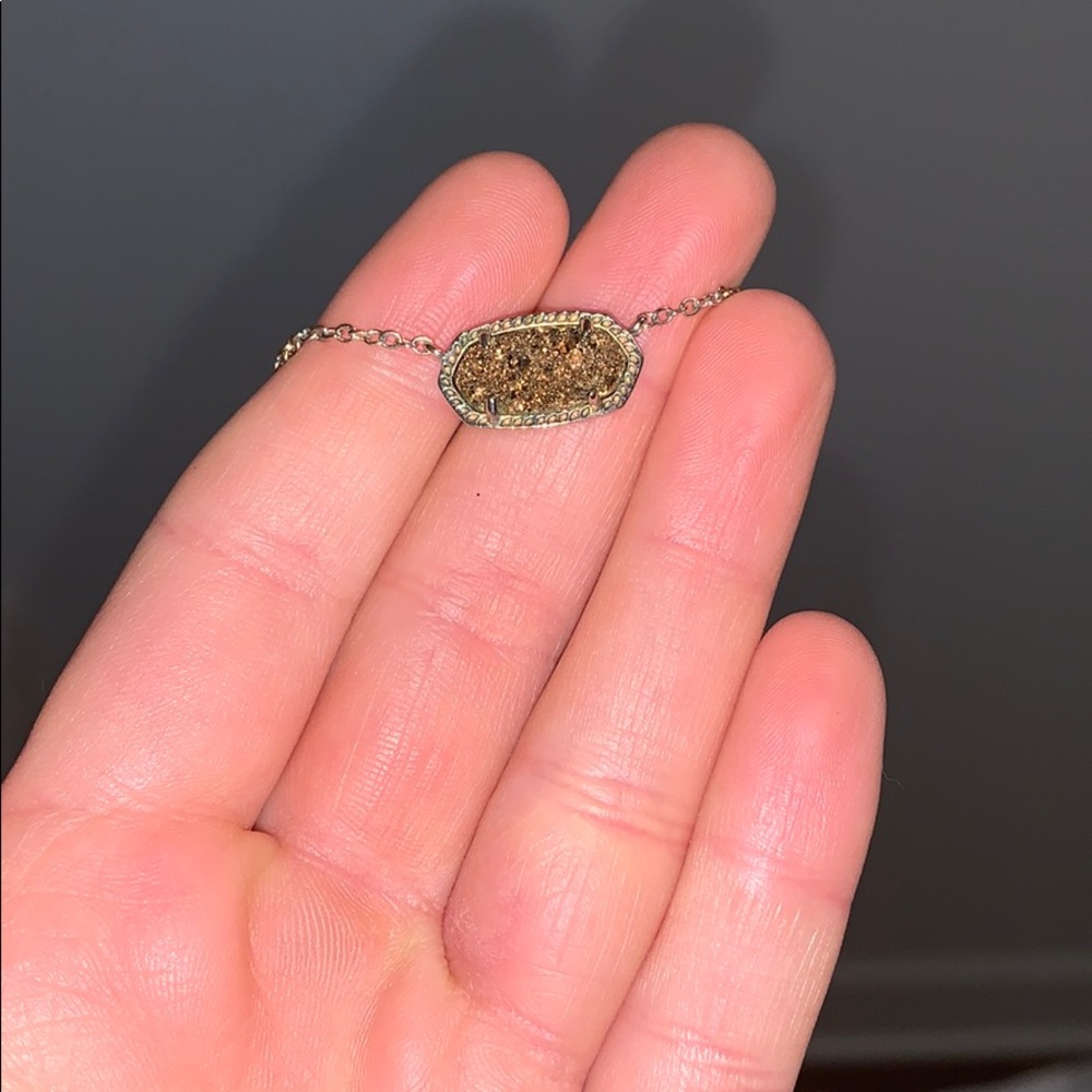 Kendra Scott Bronze Drusy Necklace
